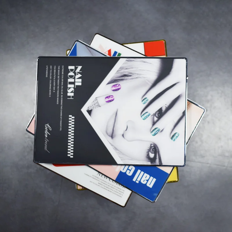 

Nail Display Book Tips for Display Color Book Nail Polish Chart Polish Card Board Salon Showing Shelf Gel Swatch