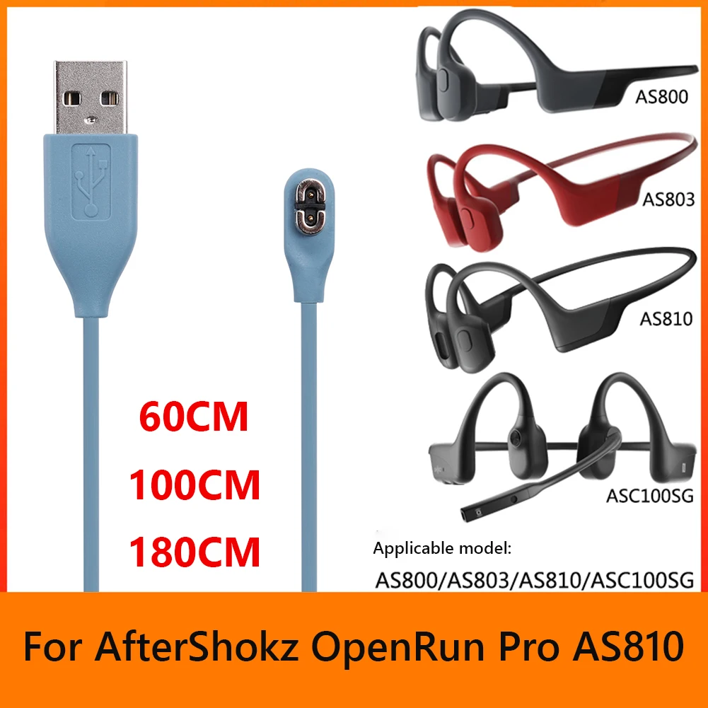 USB Charger For After Shokz OpenRun Pro AS810 Aeropex AS800 AS803 Bone