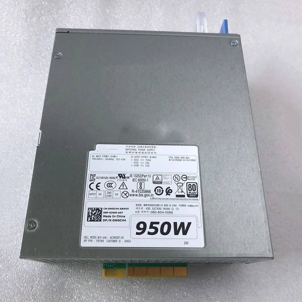 Workstation Power Supply for DELL 950W T5820 T7820 AC950EF-00 WGCH4 CXV28 4 Workstation Power Supply for DELL 950W T5820 T7820 AC950EF-00 WGCH4 CXV28 - Image 2