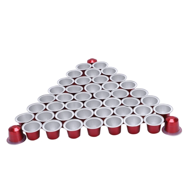 50 Set Tazza Di Capsule Di Caffè Ricaricabile Usa E Getta Per Cialde Nespresso Per Macchina Da Caffè Automatica Nescafe Pacchetto Alimentare Cafe Supp