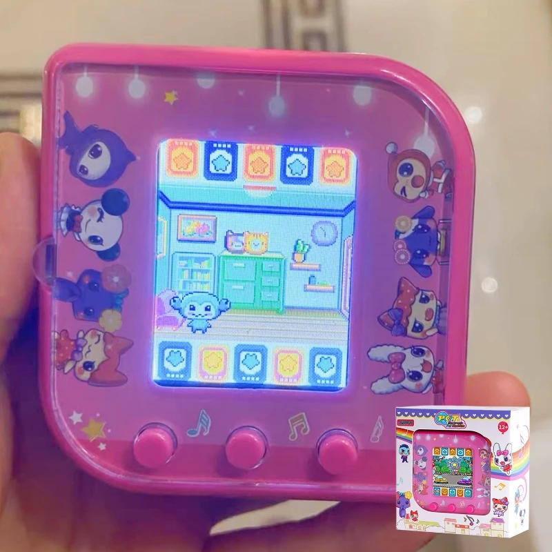 Tamagotchi Original Menglong Qpet Electronic Pet Machine Schermo A Colori Pet Egg Pet Keeping Machine Game Console Toy Gift