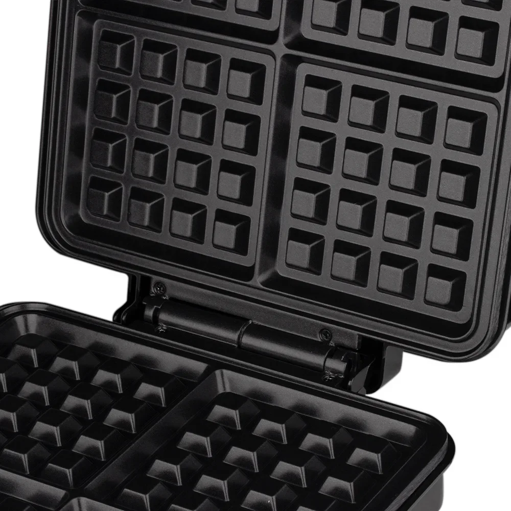 1500W Electric Waffle Maker 4 Pan Double Heating Non-Stick Egg Cake Oven Pancake Egg Waffle Cake Machine for Kid's Snacks 4