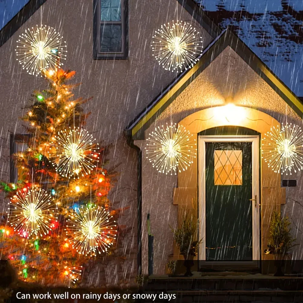 Luci Solari A Stringa Con 60 LED Globo 25 Mm, 9 Metri, Bianco Caldo, Impermeabile IP65 Per Giardino