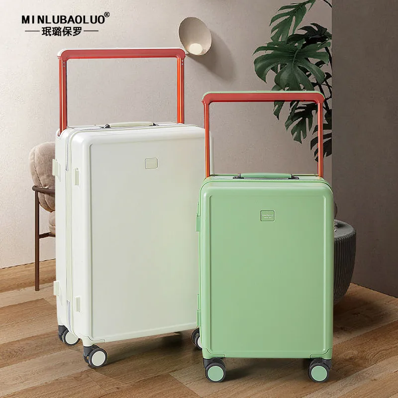 Designer Luggage Set Portable Suitcases High End Carry On Luggage With