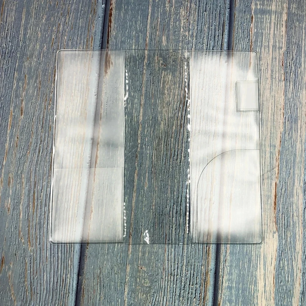 Transparent Protective Cover for Weekly Planner - Patterned Design Stationery Accessory