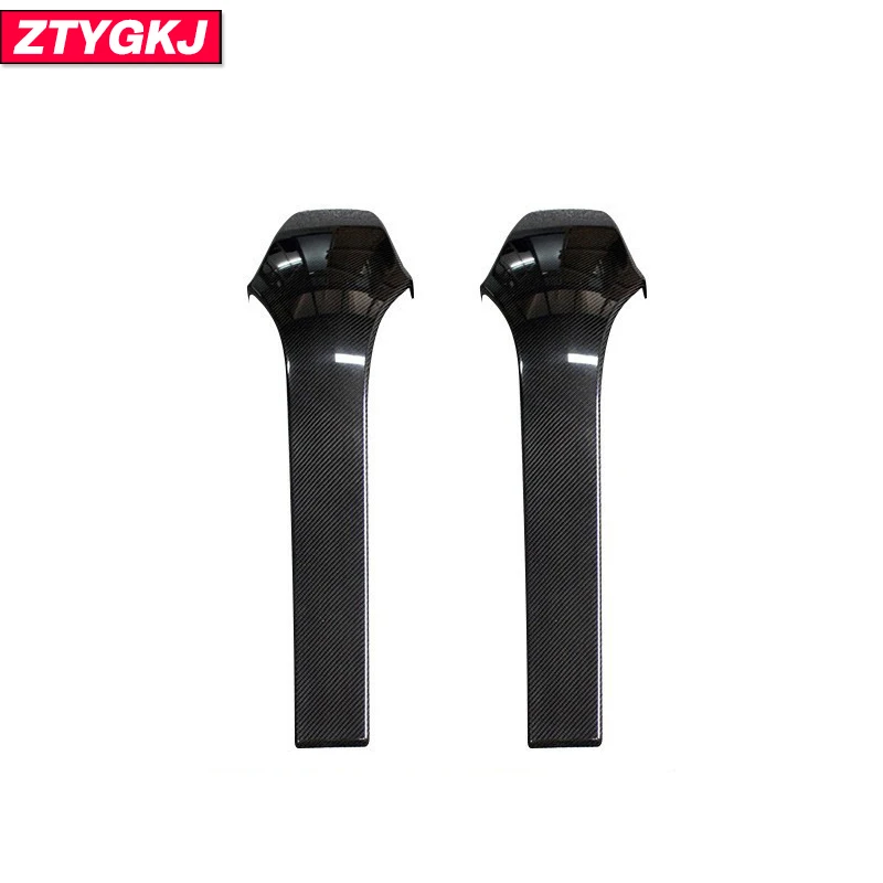 BMW M3 F80 M4 F82 F83 2014-2020 용 접착 유형 탄소 섬유 소재 시트 백 커버