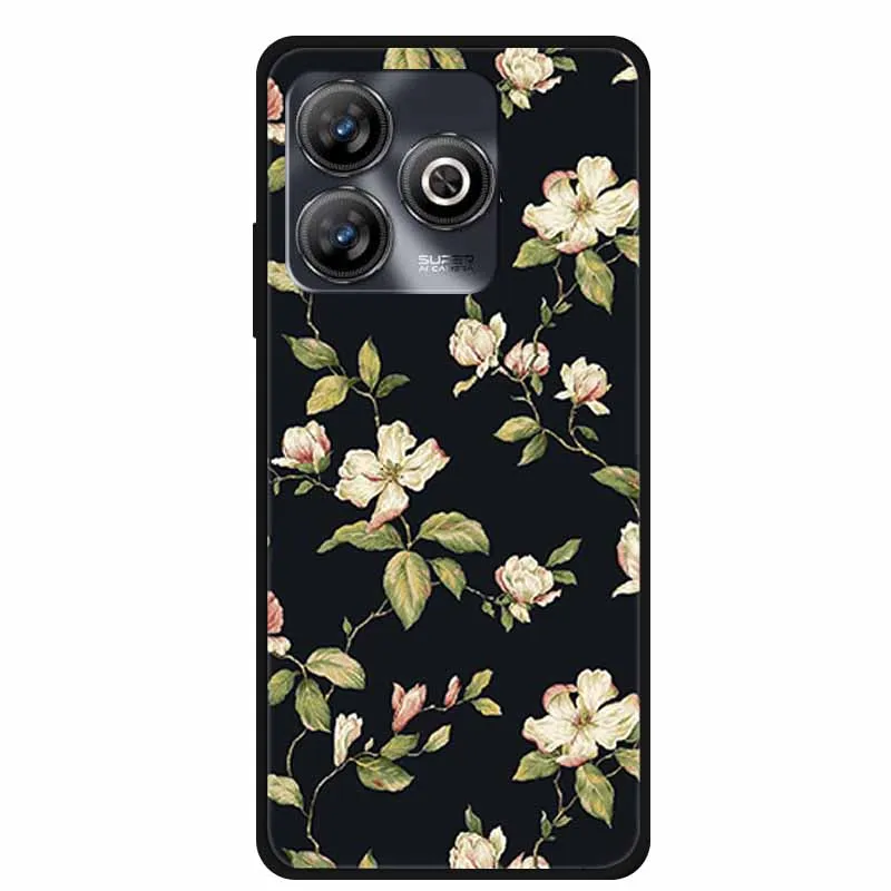 Luxury Black Silicone Soft Phone Case - Protective Back Cover Shell
