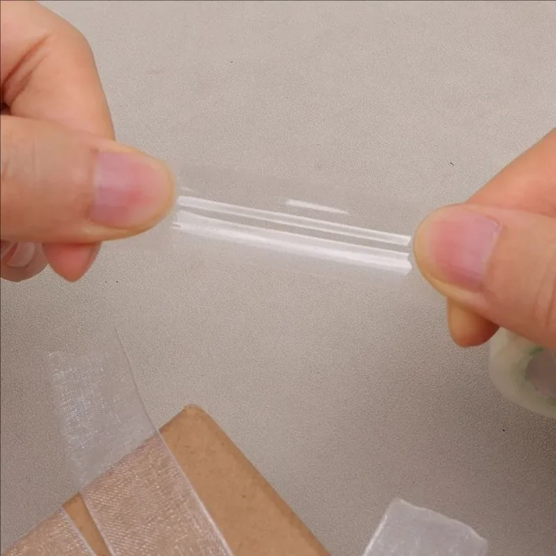 10/5/3/1 롤 투명 테이프 리필 포장 테이프 롤 0.8cm 1.2cm 1.8cm 고점도 접착 테이프 가정 학교 용품