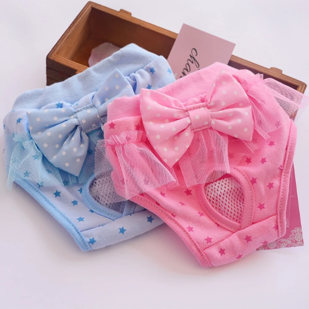 

Dog Diaper Dog Shorts Pet Briefs Physiological Pants Pet Sanitary Washable Female Dog Shorts Panties Menstruation Underwear