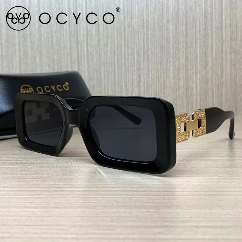 OCYCO 2022 New Fashion Square Sunglasses Women Brand Designer Retro Sunglass Rectangle Sun Glasses Female UV400 Eyewears