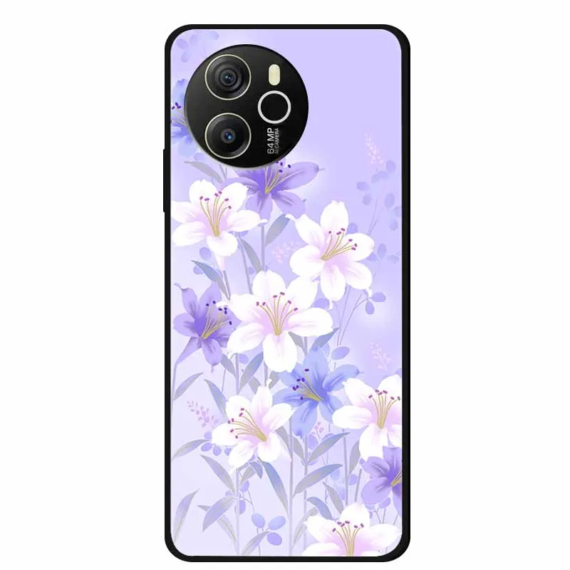 Cartoon Black Silicone Soft TPU Phone Cover - Protective Case