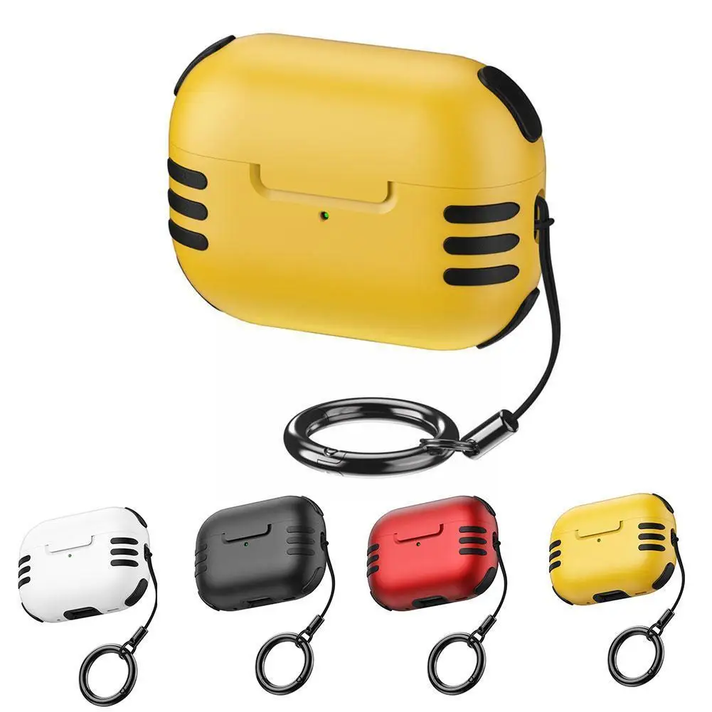 Per Apple Airpods Pro 2Nd Generation 2022 Custodia Protettiva Portachiavi Soft Tpu Full Protect Cover Per Airpods Pro 2 Silicone Co Z9B3