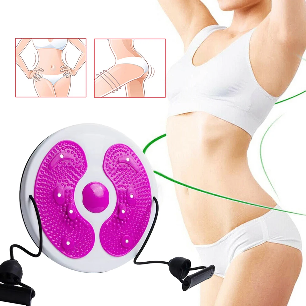 Twist Waist Disc Board with Handles Trims Multi-Functional 3D Waist Twister Low Noise Balance Trainer Home Gym Fitness Equipment