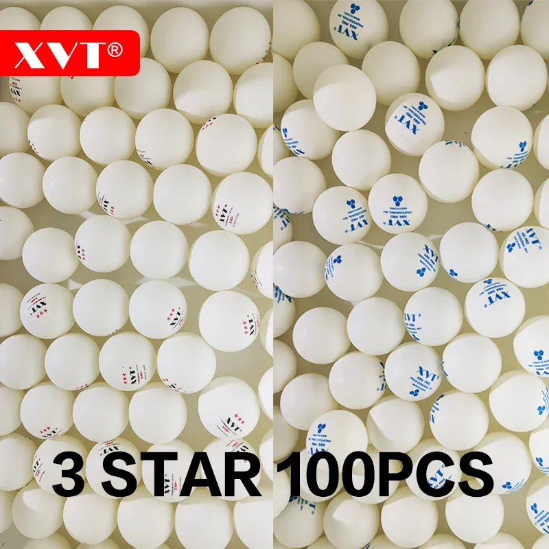 XVT 3 Star X 40+ Seamed Long Life Hard feeling Table tennis ball Tournament Level ping pong ball 100pcs/bag