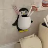 Penguin Storage Box Mobile Holder Bin Storage Organizer Rc Stand Makeup Wall Organizer Floating Shelves Wall Bin Adhesive Shelf 4