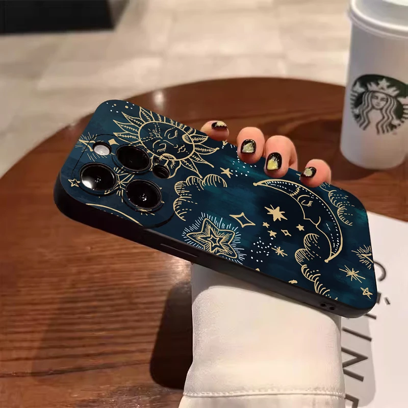 Celestial Design Print Phone Case Cover