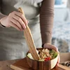 Wooden Rice Spoon Spatula Steak Fry Sauce Non-Stick Cooking Tools Spatula  Accessoires De Cuisine  Cooking Accessories 4