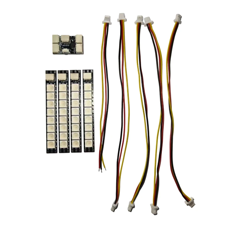 Contrôleur inclus dans le Kit Lumière LED WS2812B 5050/2020 pour Drone FPV, vue de face