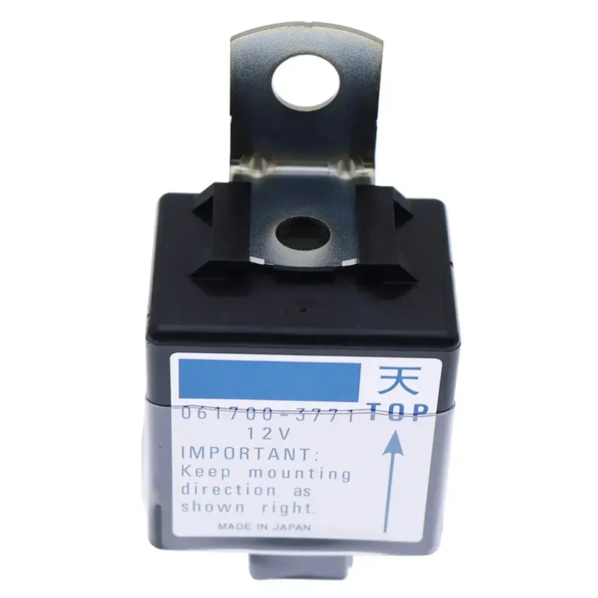 

061700-3771 Stop Solenoid Relay 12V Relay for Kubota 061700-3770 061700-3760