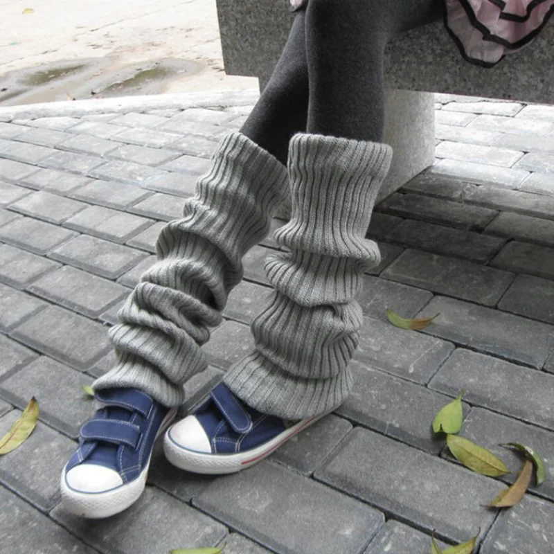 

Japanese 50-70CM Uniform Warmers Over Leg JK Knee Korean Lolita Girls' LONG Socks Girls Pile Up Socks Foot Warming Cover
