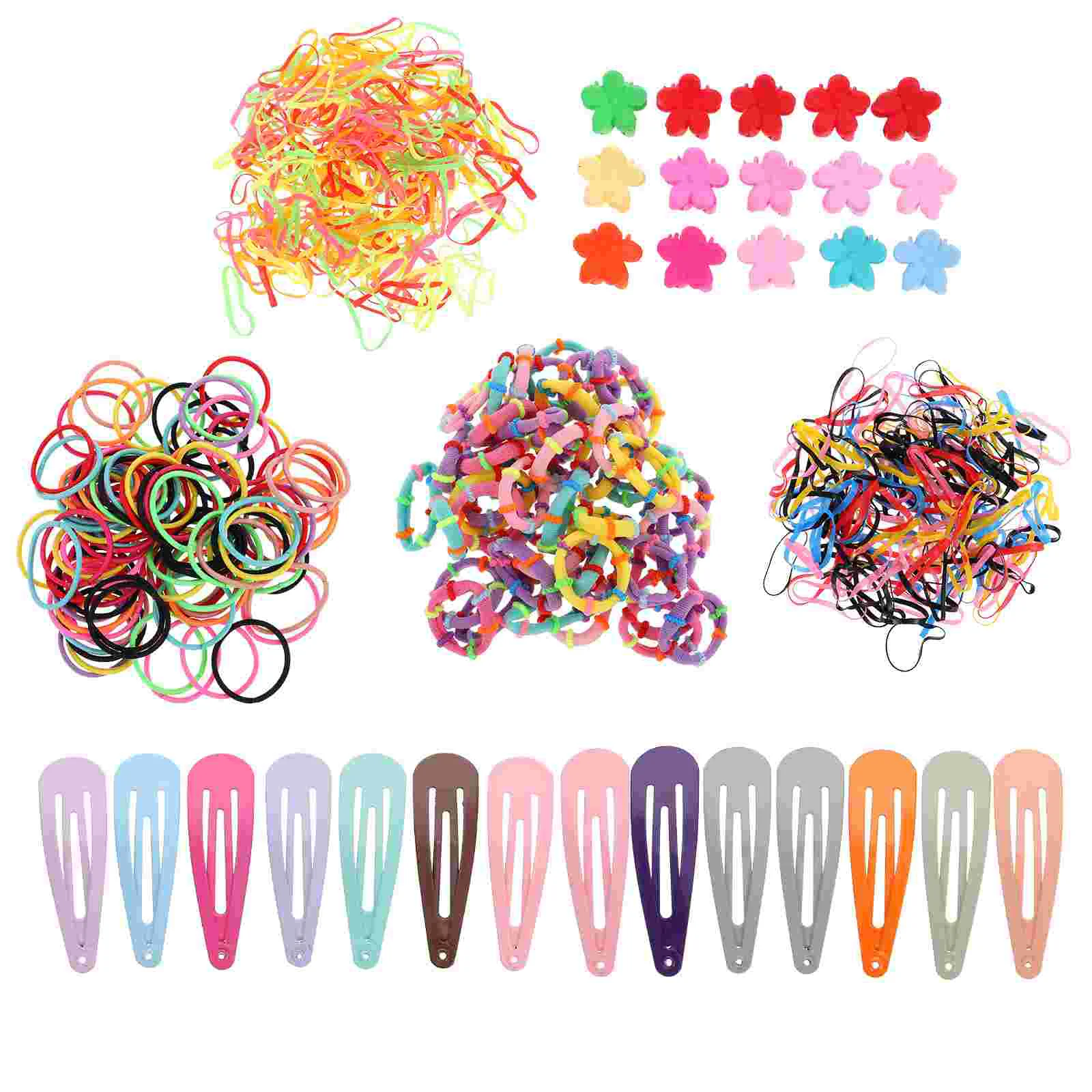 

Children's Headgear Hair Barrettes Girls Clips Stylish Lovely Hairpin Rope Colorful Iron Claws Babies