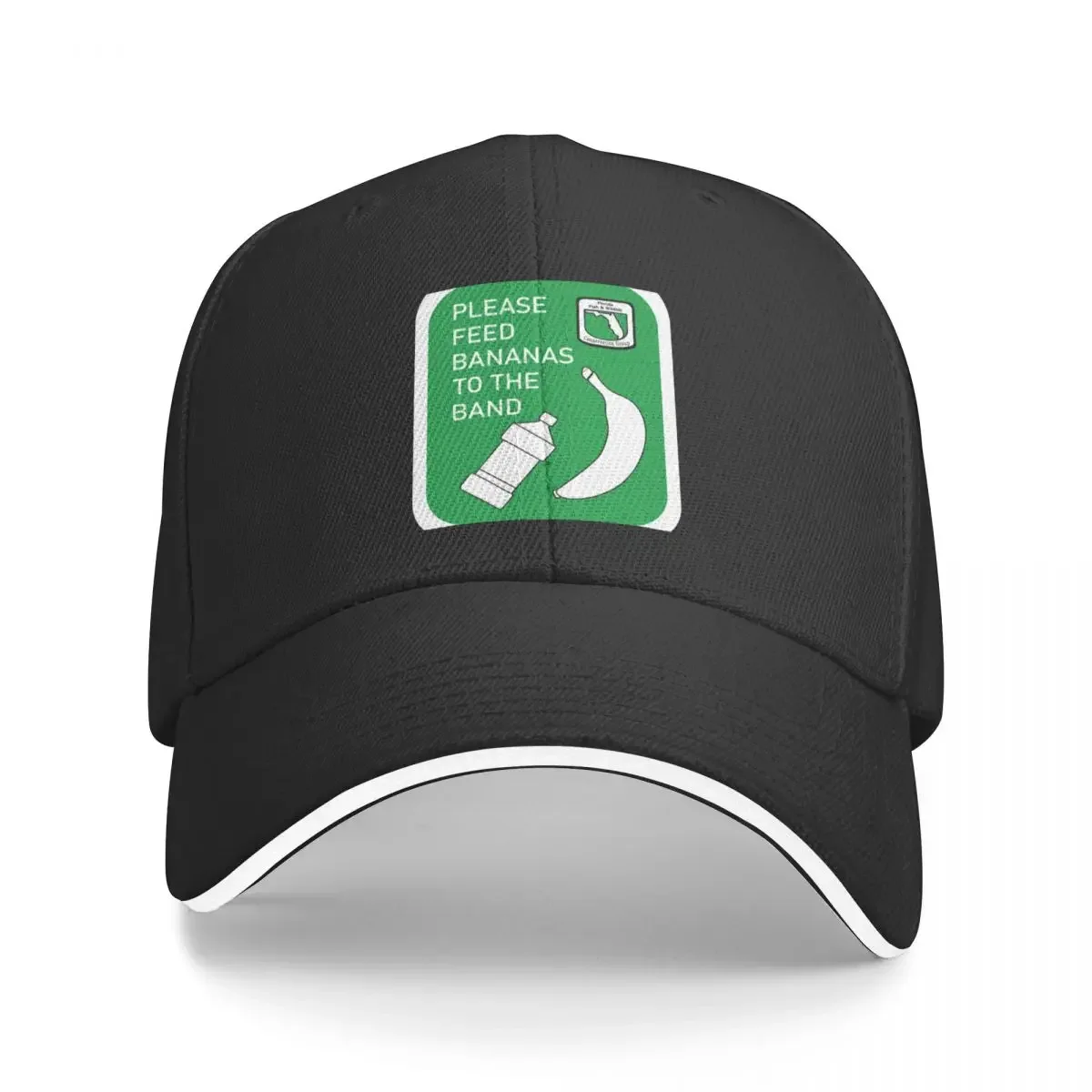 

Please Feed Bananas to the Band Baseball Cap Luxury Brand summer hat Baseball For Men Women's