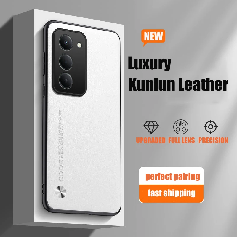 Luxury PU Leather Shockproof Phone Case - Full Protection Cover
