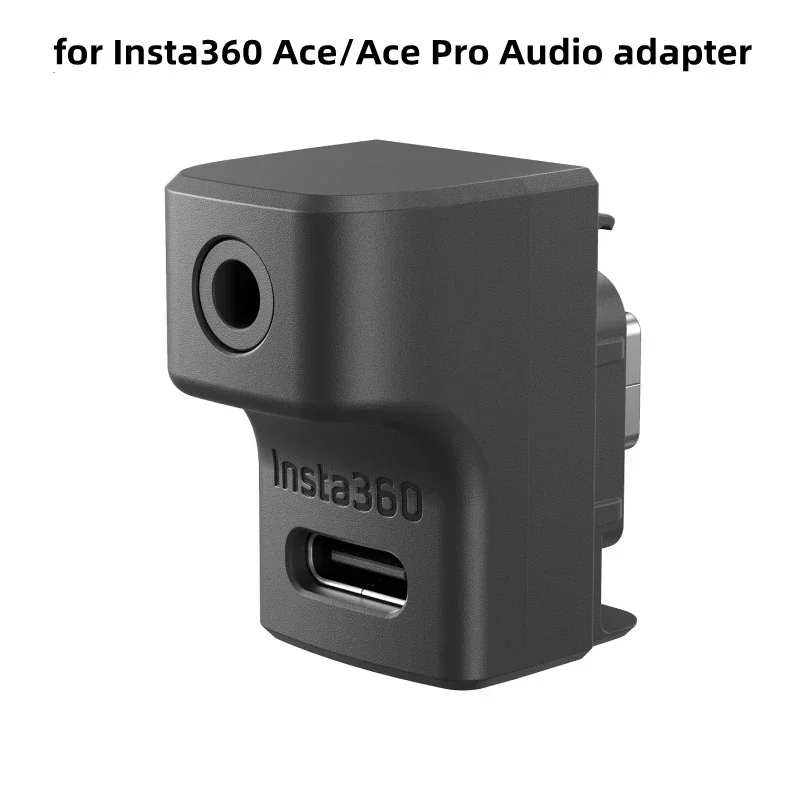 

Для Insta360 Ace Pro аудио адаптер с аудиоразъемом 3,5 мм и зарядным портом Type-C для Insta360 Ace & ACE PRO Аксессуары