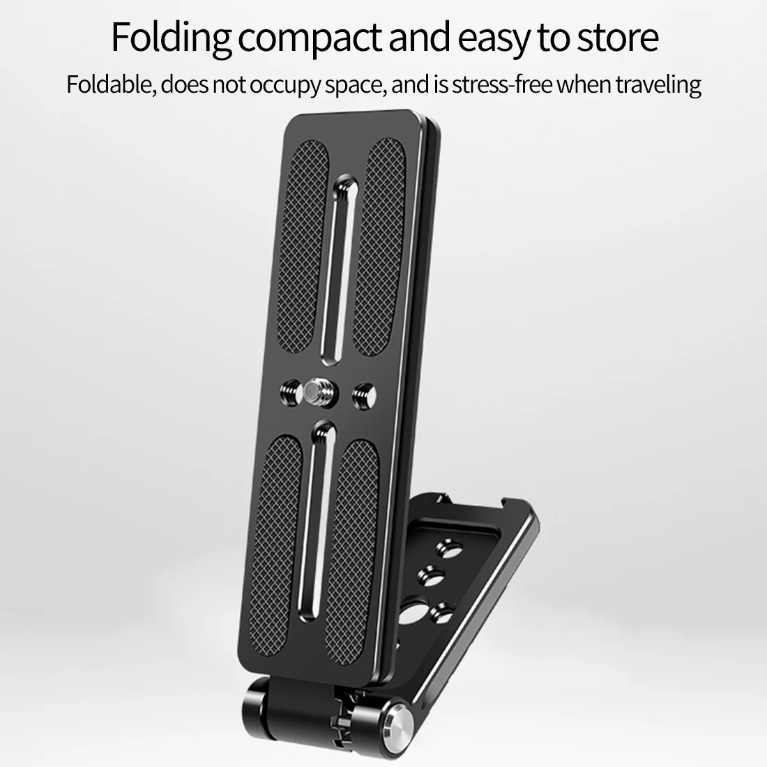 Universial L-plate Quick Release Plate Folding 38mm Arca Swiss 1/4 Hole QR Plate