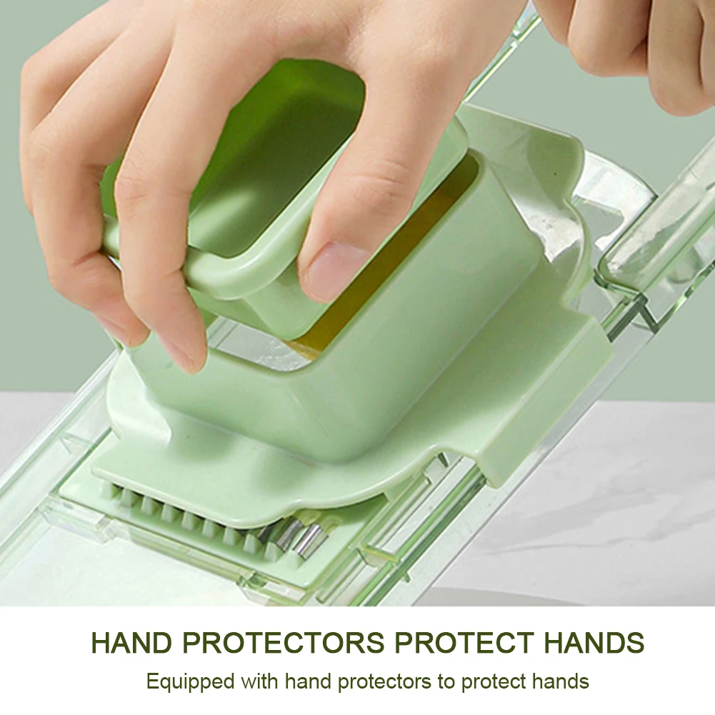 Multi-Purpose Vegetable Grater With 3/6 Cutters Efficient Fast Chopping Tool Kitchen Accessories