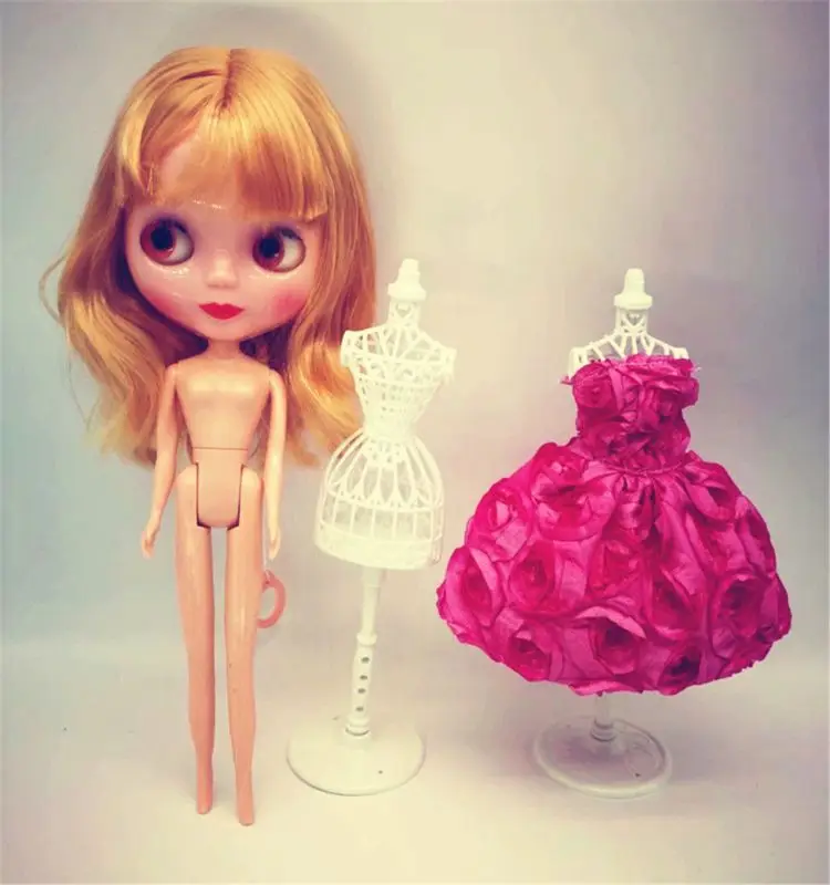 N80C 인형 디스플레이 모델 의류 걸이 다시 태어난 소녀 인형 DIY Accs Teens