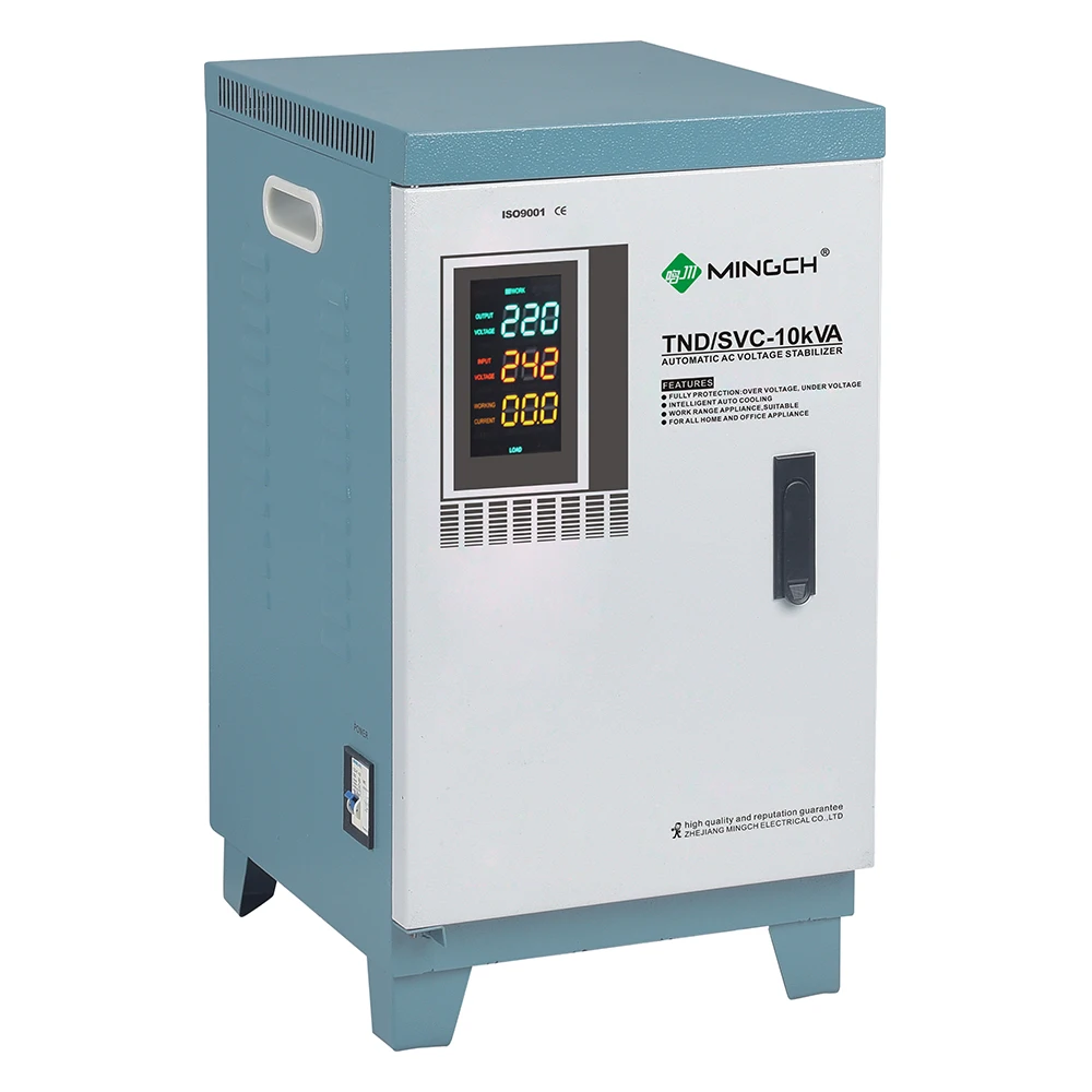 

MINGCH CE Approval Single Phase Svc-7kva 10kva 15kva 20kva Ac 15KW 220V Automatic Voltage Regulator Stabilizer