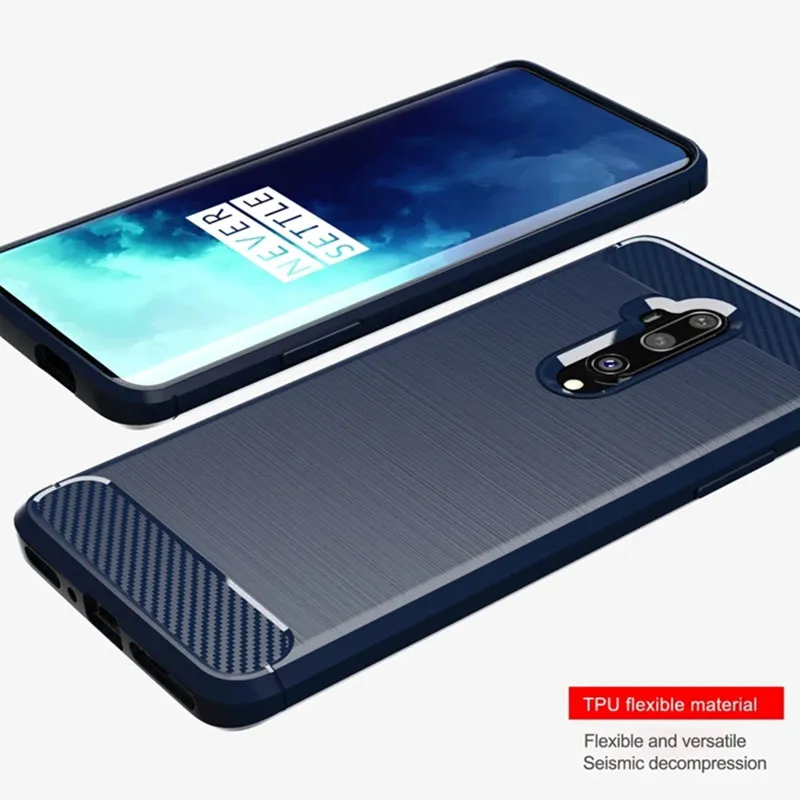 Luxury Shockproof Matte Silicone Back Cover - Protective Case