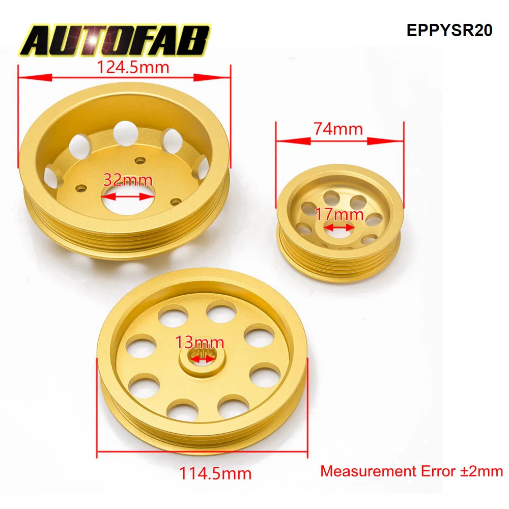 AUTOFAB Light-Weight Crank Pulley For Nissan Silvia S14 S15 SR20 Pulley EPPYSR20