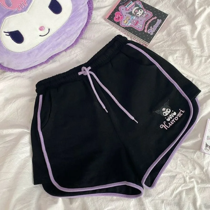 

Kuromi Casual Shorts Women's Summer Student Loose and Versatile Sports Wide Leg Pants
