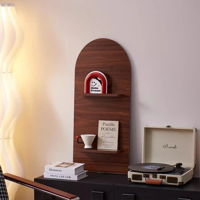 Vintage Floor Standing Magazine Rack Living Room Retro Book Shelf Wall-Mounted Literature Display Office Furniture Estante FYMR