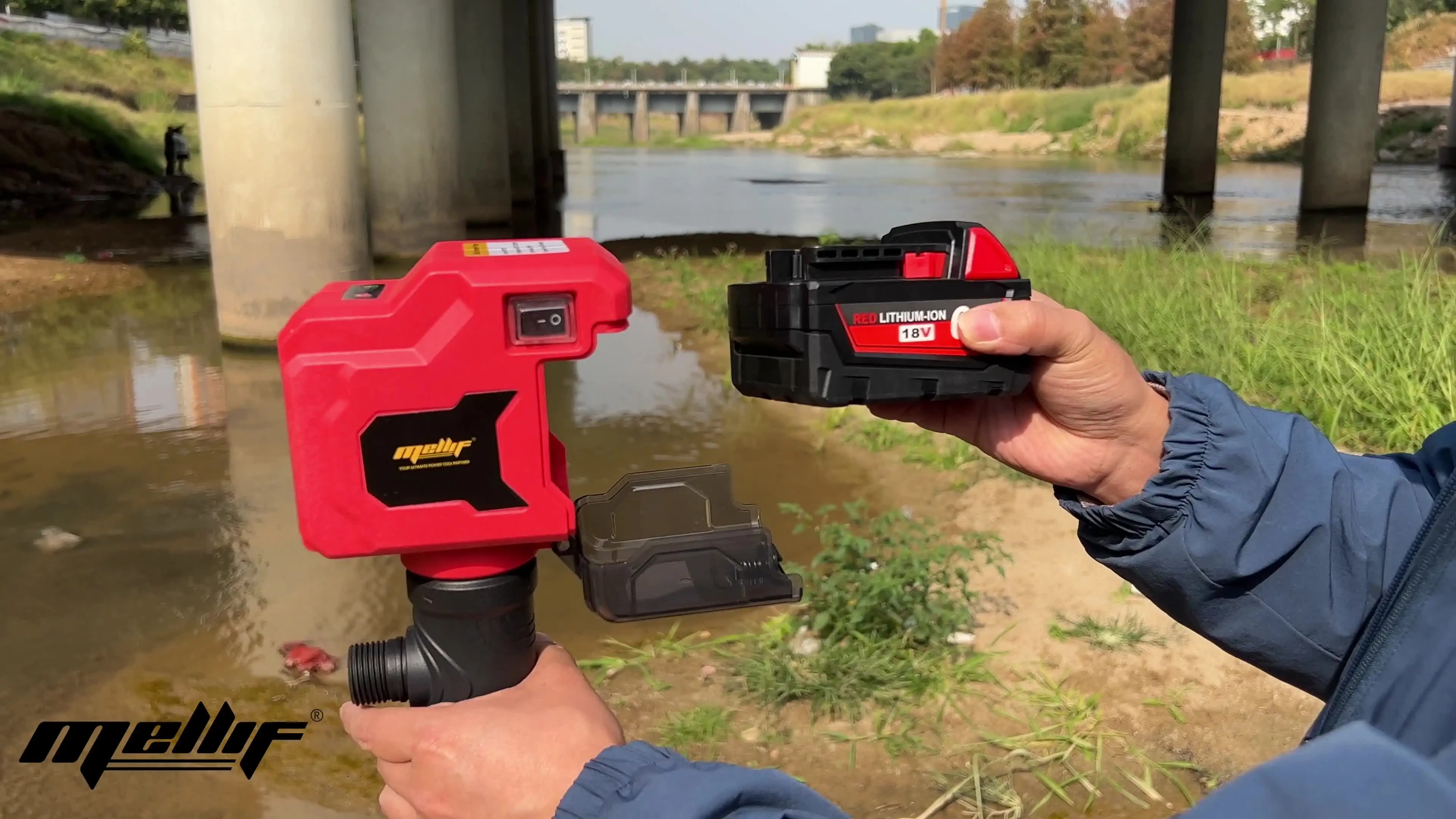 Mellif 720gph Stick Pump,Compatible With Milwaukee 18V Battery(Battery Not Included