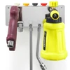 Pressure Washer Gun Holder, Power Washer Snow Foam Cannon Lance 1/4" Quick Connect Tool Organizer, Wall Mounted Nozzle Tips and 1