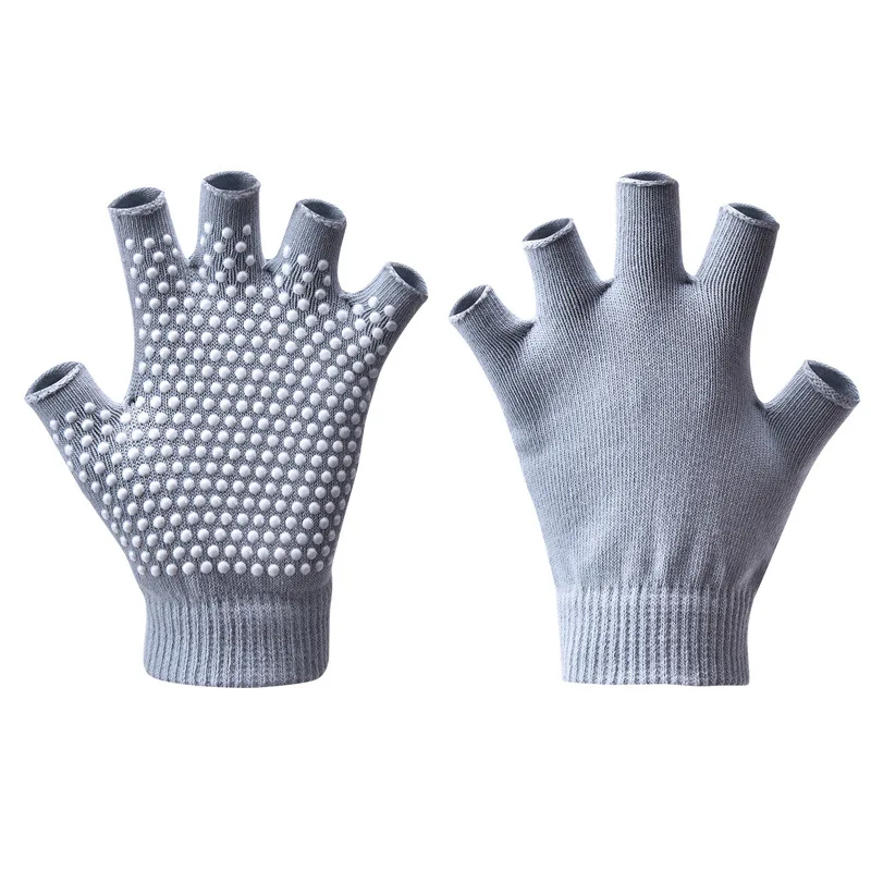 Women Half-finger Warm Anti-slip Yoga Gloves Pilates Gloves Indoor Dance Fitness Training Open-fingered Sport Yoga Aids yoga gloves