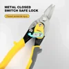 1Pcs Professional Aviation Snip Tin Snips Set Metal Cutter Shear Scissors for Cut Sheet Metal Steel Straight Left & Right Cut 6