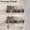 Shower Shelf Without Drilling 1-3 PCS Bathroom Organizer Space Aluminum Shampoo Holder Toilet Bath Shelf Bathroom Accessories 3