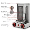 Meat Product Making Machines 2 Burners Automatic Doner Kebab Machine Commercial Electric And Gas Shawarma Machine Commercial Use 5