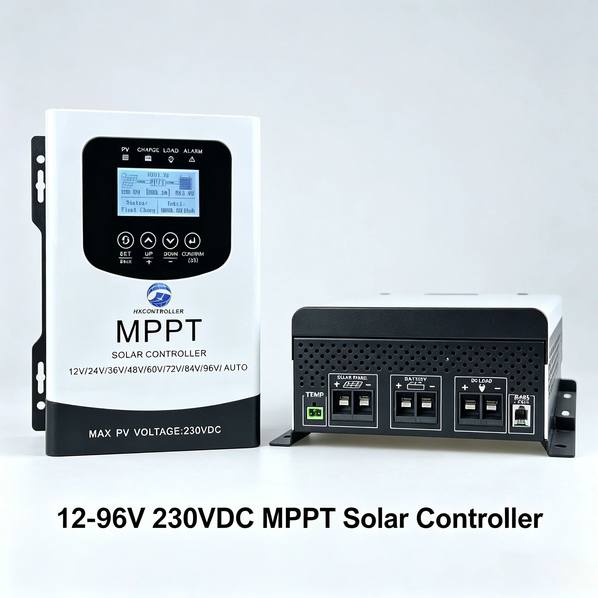 HXCONTROLLER 0-80 Ampere 7680W MPPT Solar Charge Controller 230VDC For 12V 24V 48V 60V 72V 96V Lifepo4 Lithium GEL Lead Acid