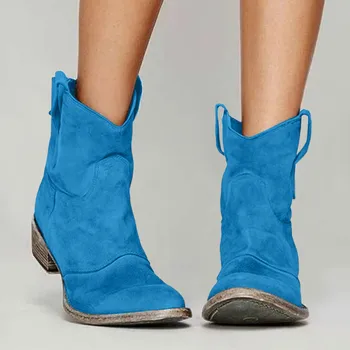 Women’s Vintage Suede Ankle Boots 1
