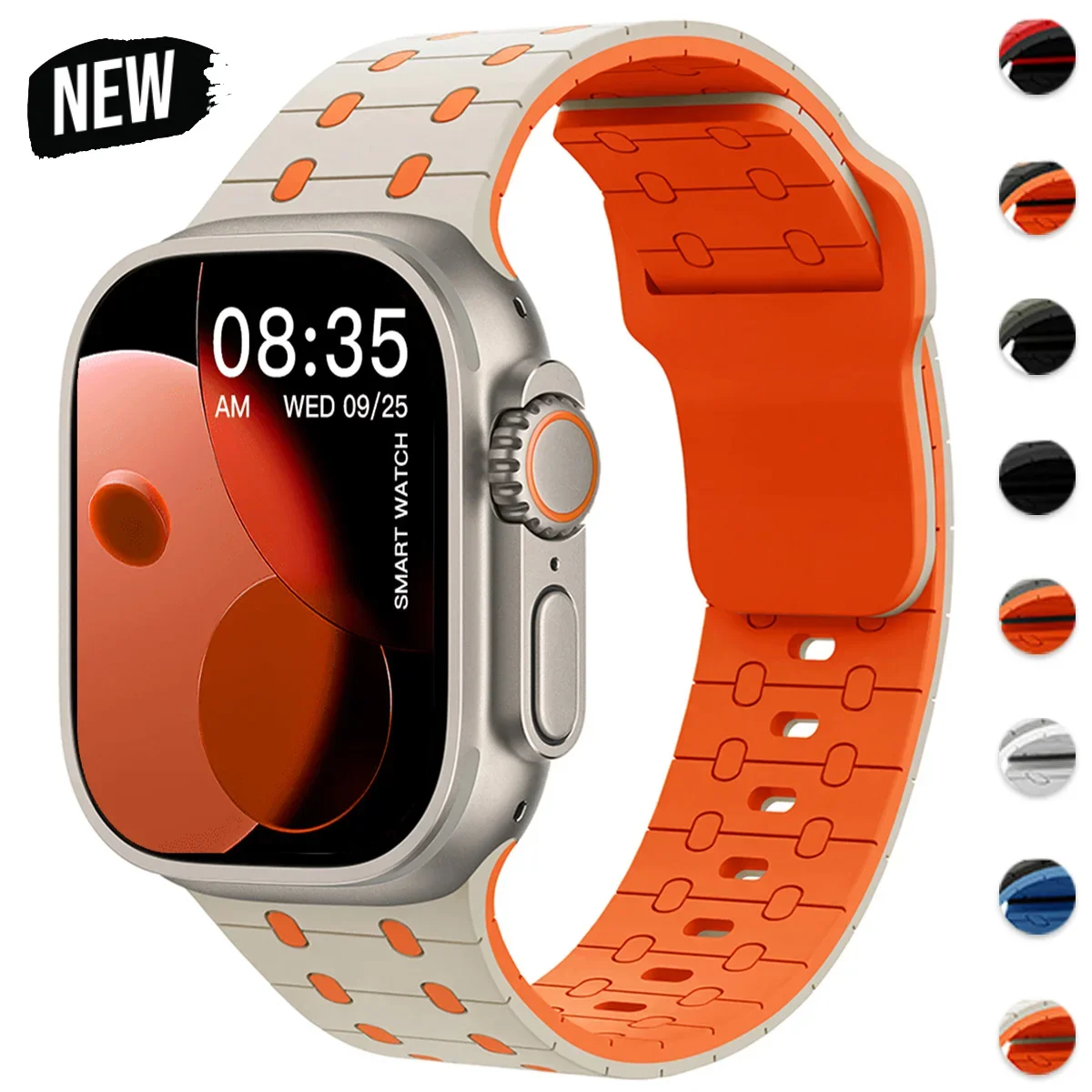 Pulseira de silicone para apple watch, pulseira 46mm 45mm 41mm 44mm 49mm 40mm 38 42mm, pulseira correa iwatch se ultra3 2 1