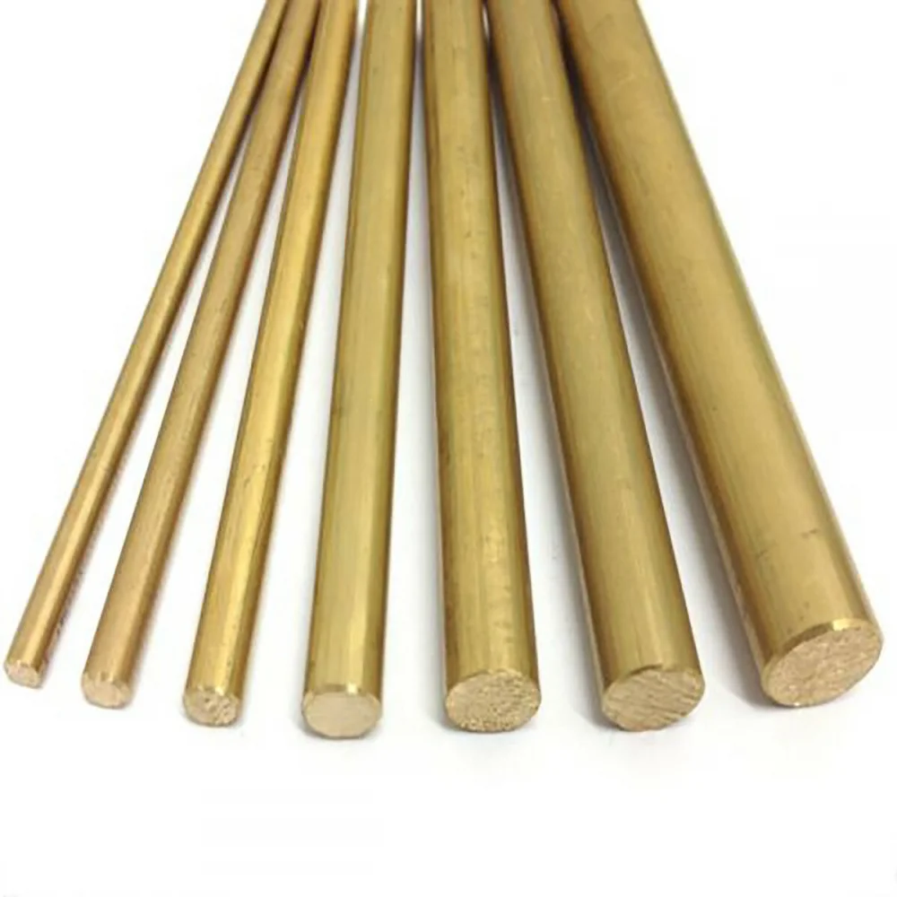 brass round bar Diameter1.6/2/3/4/5/6/8/10/12/14/16/18/20mm Knife handle rivet screw Mosaic tools 1/5/10pcs brass rod mosaic rivets