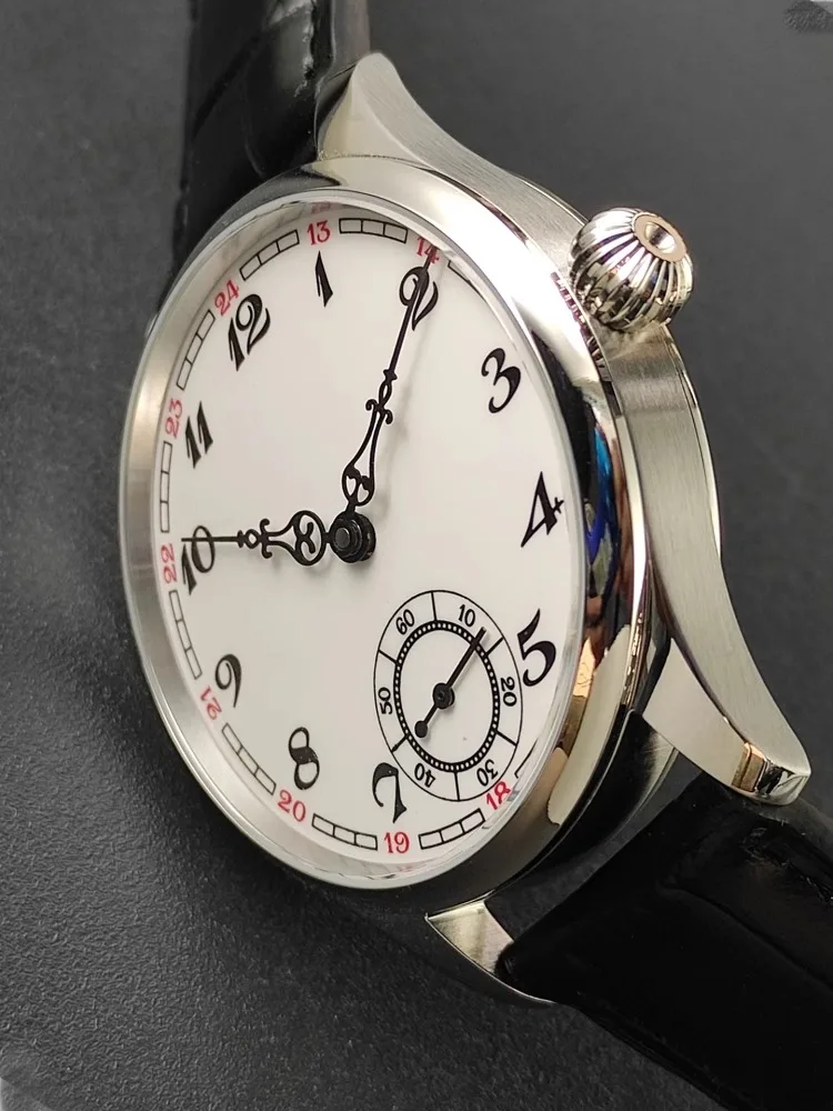 Mens Manual Mechanical Watch Roasted Blue Pin Seagull ST3621 Vintage Business Waterproof Genuine Leather Watch