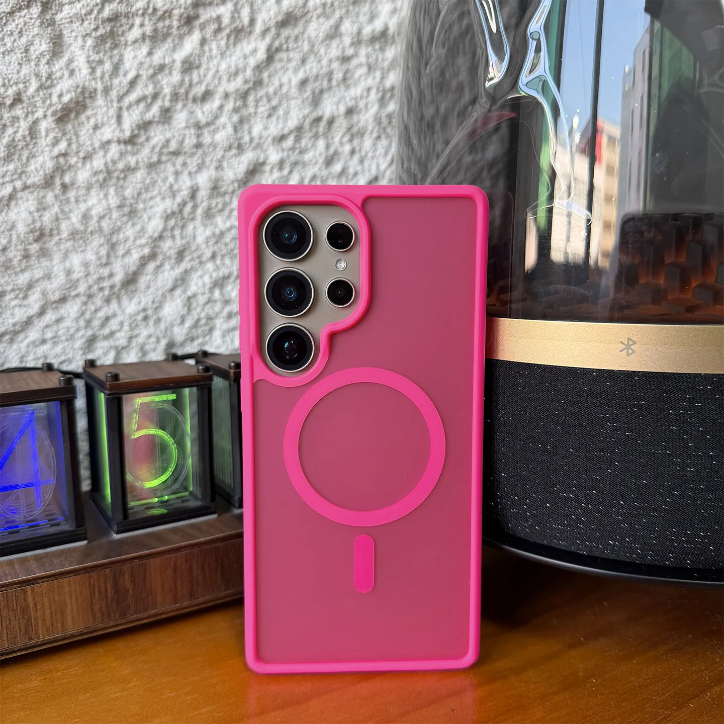 Magnetic Matte Clear Slim Shockproof Phone Case