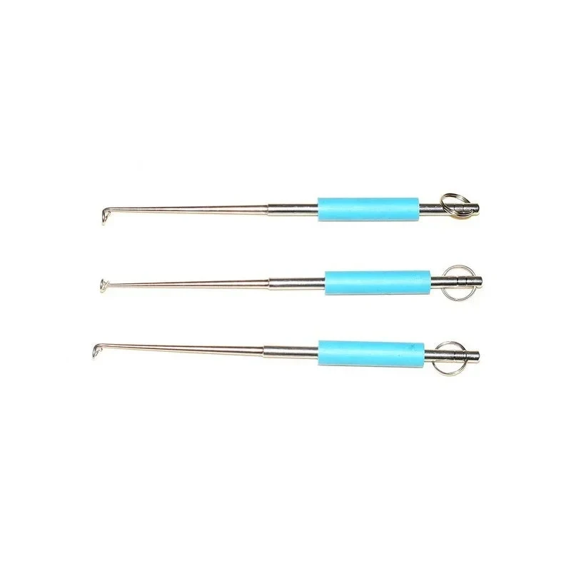 1-4Pcs 스테인레스 스틸 간편한 물고기 후크 제거기 안전 낚시 후크 추출기 분리기 신속한 분리 장치 낚시 도구