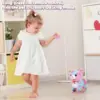 Touch&Voice Controlled Remote Lifelike Walking Cat Toy with Leash,Can Walk, Meow, and Wags Tail, Best Gift for Girls Ages 3+ 4